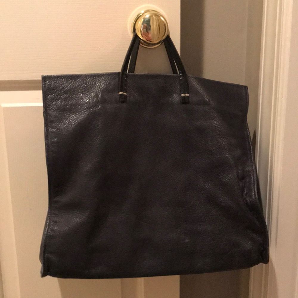 Clare V Simple Leather Tote